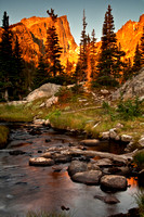 Hallet Peak and Creek - Rocky Mountain National Park, CO