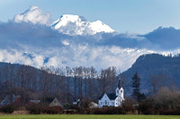 Conway Church and Mount Baker